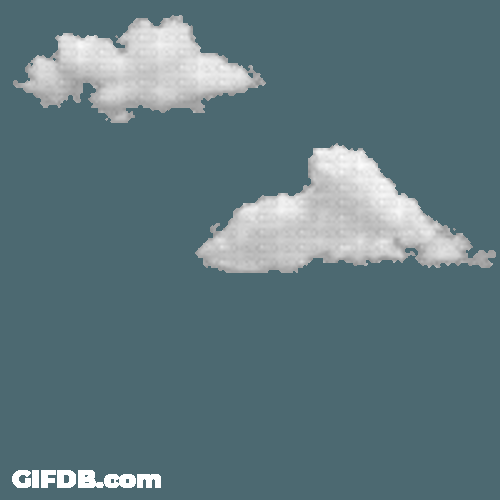 Clouds Get Carried By Wind GIF