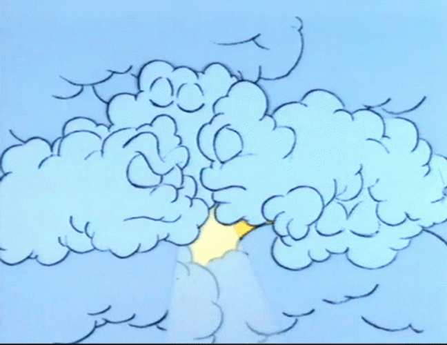 Clouds Woke Up Hello Sunshine GIF