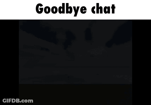 Cloudy Sky Screenshot Goodbye Chat GIF