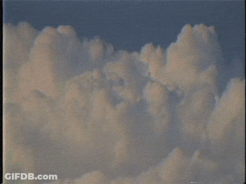 Cloudy Sky With Few Lines GIF