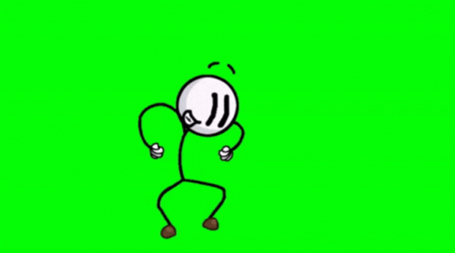 Clover Distraction Green Screen Dance GIF