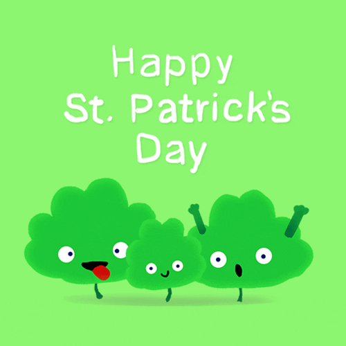 Clover Leaf St Patricks Day Birthday GIF