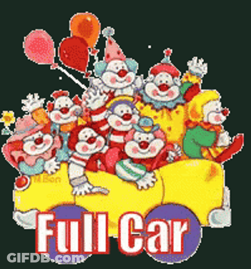 Clown Car Full Cute GIF