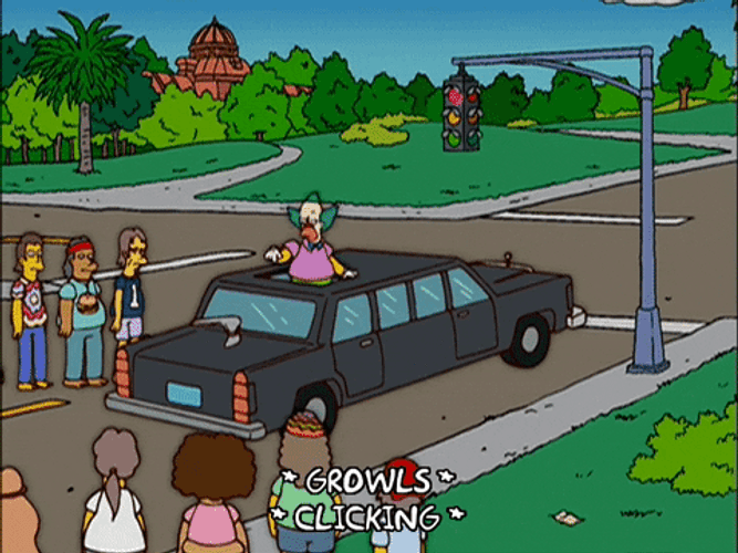 Clown Car Growls GIF