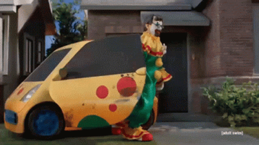 Clown Car Your Mom Joke GIF