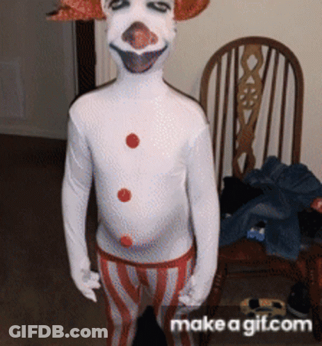 Clown Dressed Person GIF