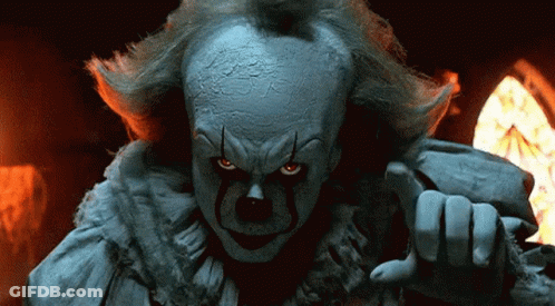 Clown Face Close Up Thumbs Up GIF