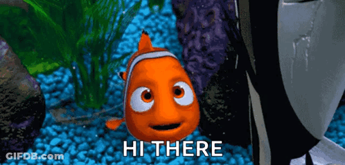 Clown Fish From Finding Nemo Talking GIF
