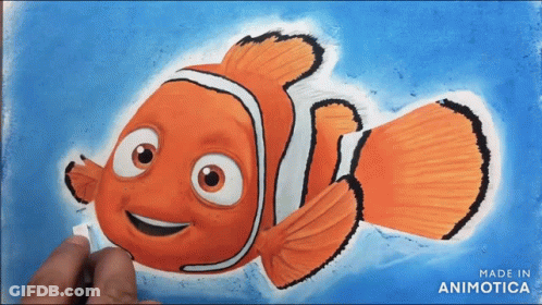 Clown Fish Saying Made In Animatica GIF