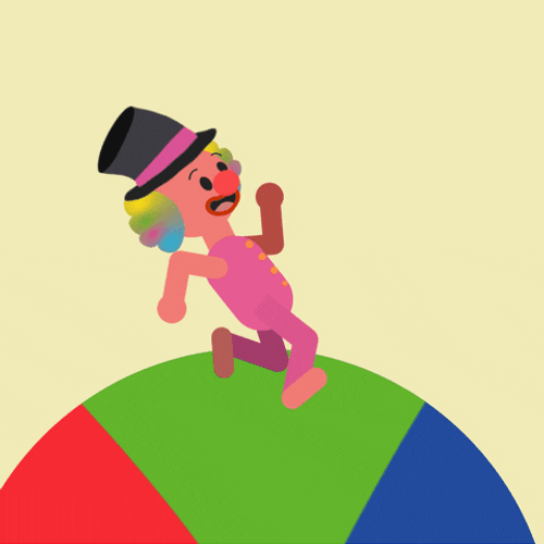 Clown Fun Run GIF