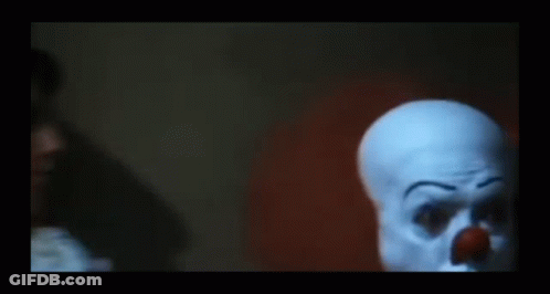 Clown Holding Hand To Face GIF
