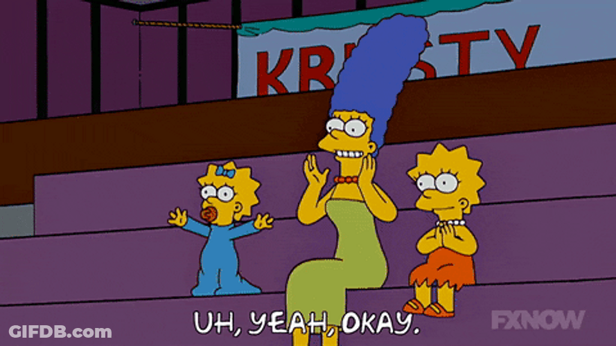 Clown Homer Simpson Oh Sure GIF