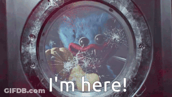 Clown In Washing Machine Says I'm Here GIF