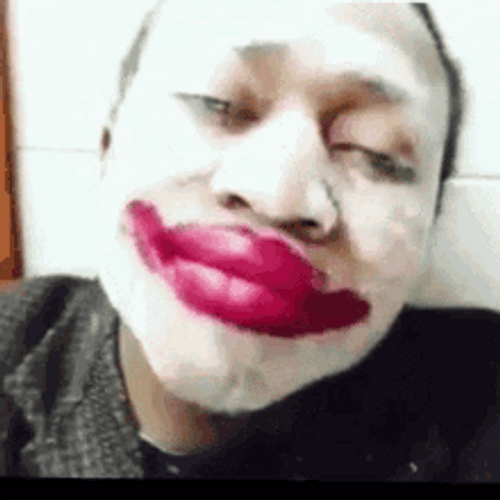 Clown Makeup Epic Fail Silly Face GIF