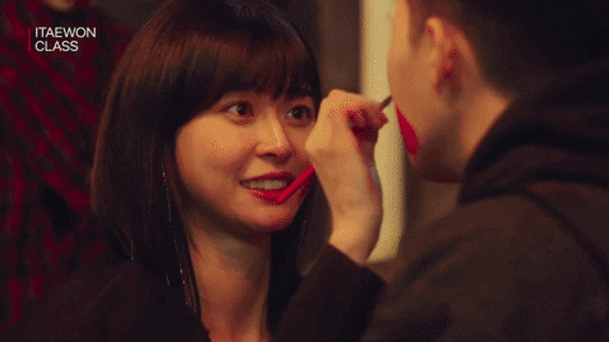 Clown Makeup Funny Makeover Itaewon Class KDrama GIF