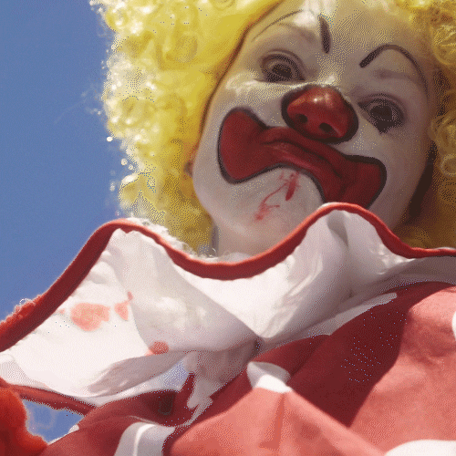 Clown Punch Pow GIF