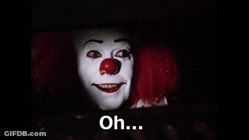 Clown Saying Oh GIF