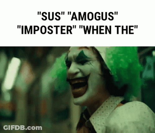 Clown Saying Sus GIF
