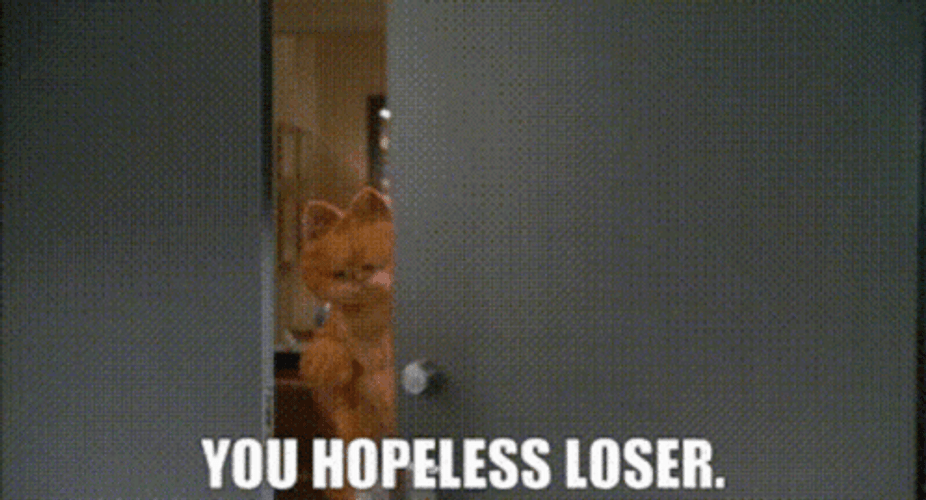 Clown Shoes Garfield Hopeless Loser GIF