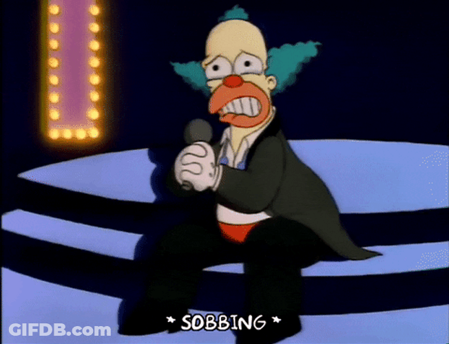 Clown Show Crying Act GIF