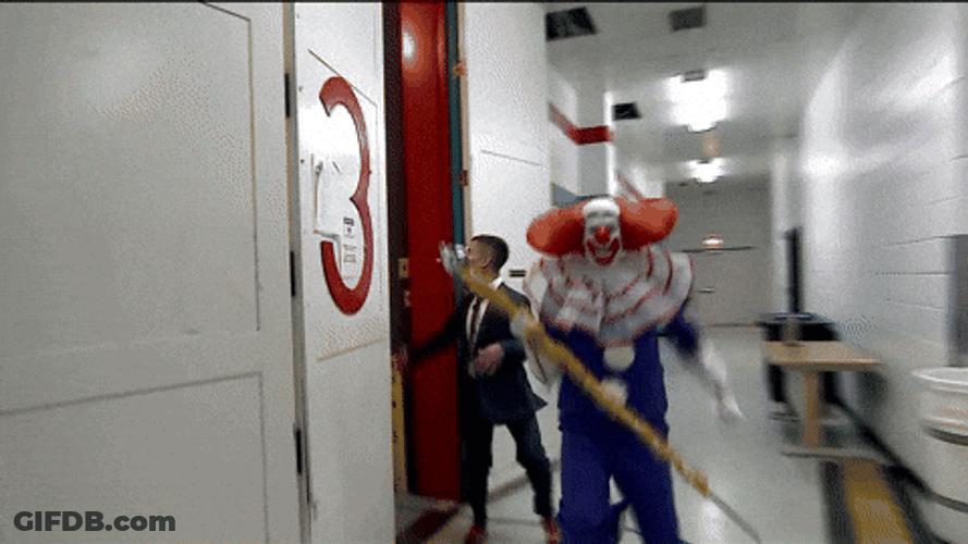 Clown Show Happy Jump GIF