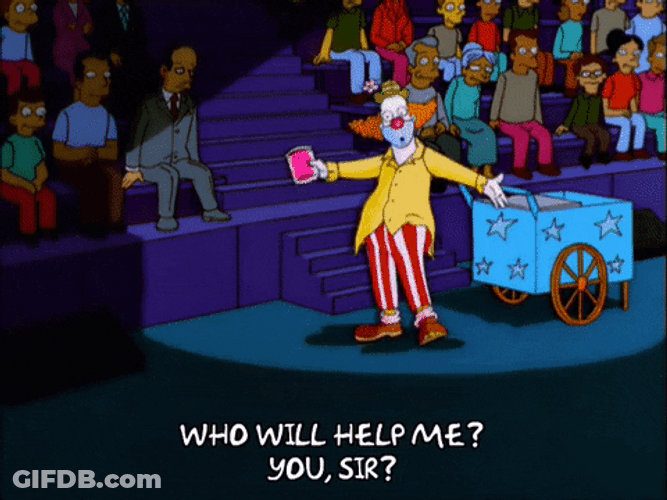 Clown Show Looking For Someone GIF