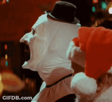 Clown Wearing Top Hat Close Up GIF