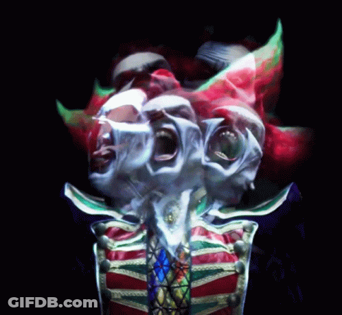 Clown With British Flag Jacket GIF