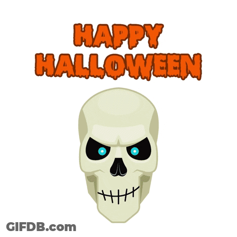 Clown With Green Hair And Red Eyes Smiling Happy Halloween GIF
