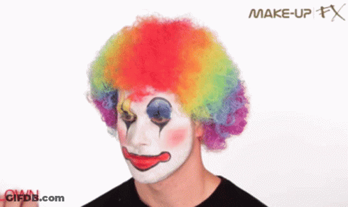 Clown With Make-Up FX GIF