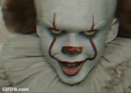 Clown With Red Nose Close Up GIF