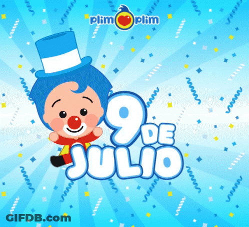 Clown With Top Hat 9 De Julio GIF