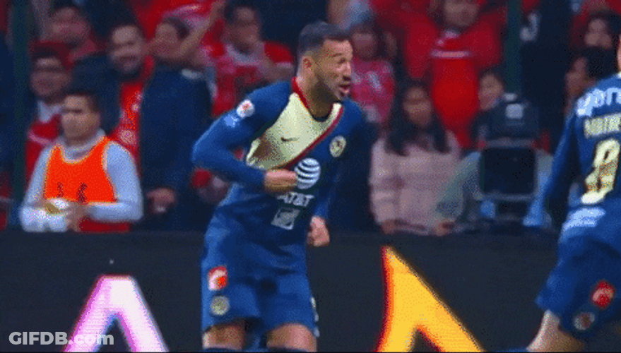 Club America Loud Shout Running GIF