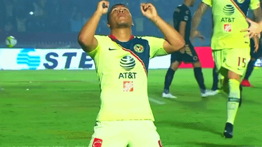 Club America Thankful Paul Aguilar Kneel GIF