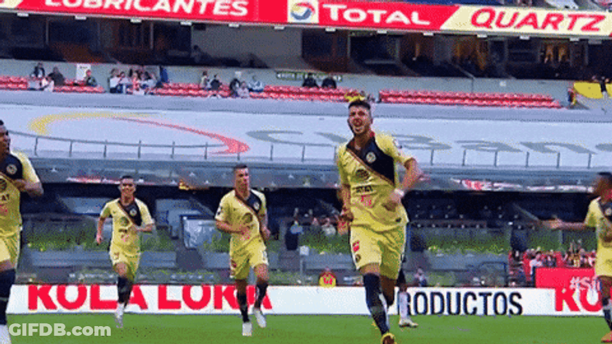 Club America Victory Jump GIF