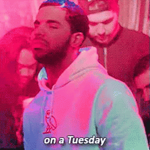 Club Going Up On A Tuesday Drake Singing GIF