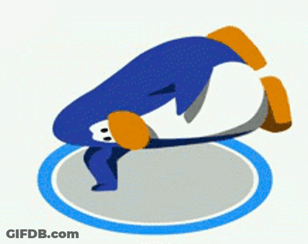 Club Penguin Breakdance GIF