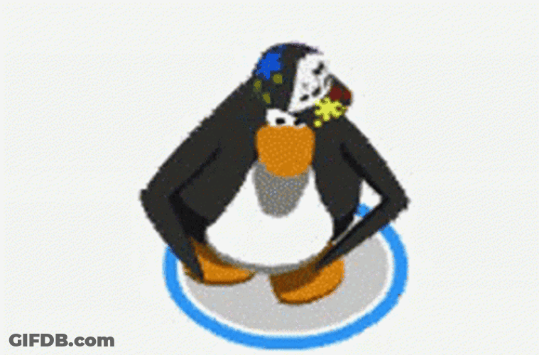 Club Penguin Dance GIF