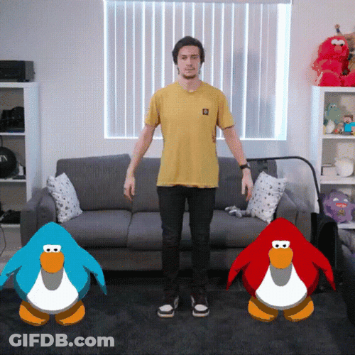 Club Penguin Dance GIF