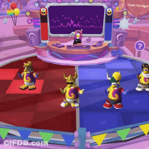 Club Penguin Dance GIF