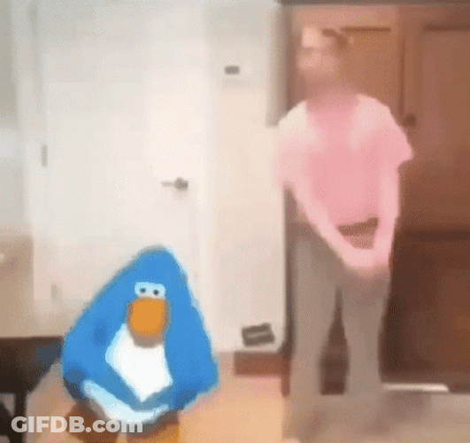 Club Penguin Dance GIF