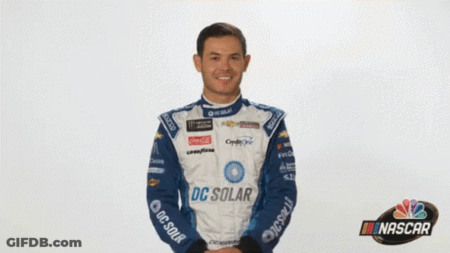 Clueless Kyle Larson GIF