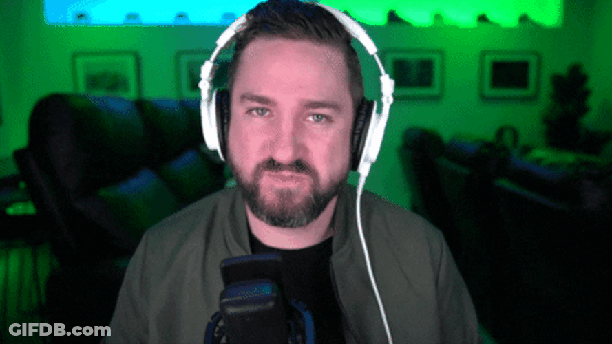 Clueless Streamer Shrugs GIF