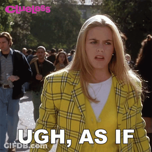 Clueless Woman In Yellow Plaid Jacket GIF