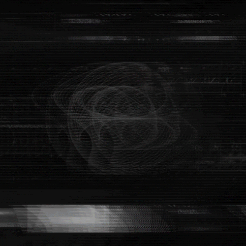 CLUSTER 4000 Typograpy Glitch Design GIF