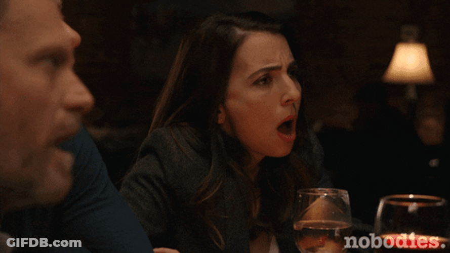 Clutching Pearls Couple GIF