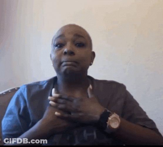 Clutching Pearls No Hair GIF