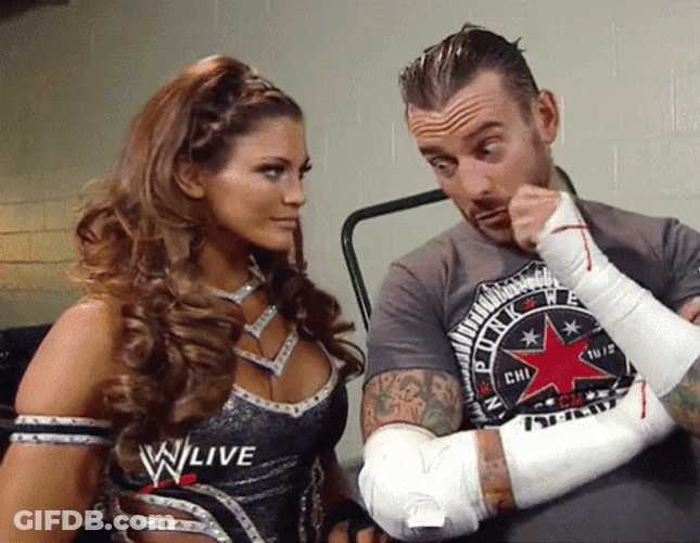 CM Punk And Eve Torres GIF