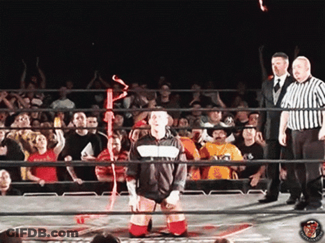 CM Punk Confetti GIF