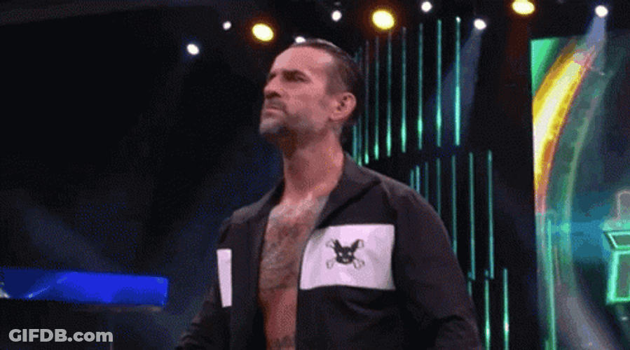 CM Punk Crossed Arm GIF